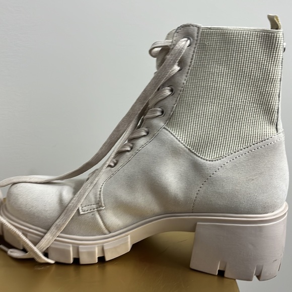 𝗦𝘁𝗲𝘃𝗲 𝗠𝗮𝗱𝗱𝗲𝗻 • Zanet Leather Lug Boots Sand Size 10 - Picture 7 of 14